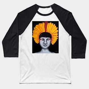 Kayapo Young Man Baseball T-Shirt